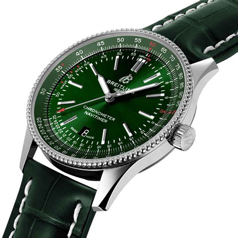 breitling navitimer 41 green|breitling navitimer watch price.